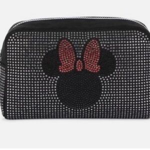Rhinestone Minnie Mouse Cosmetic Bag